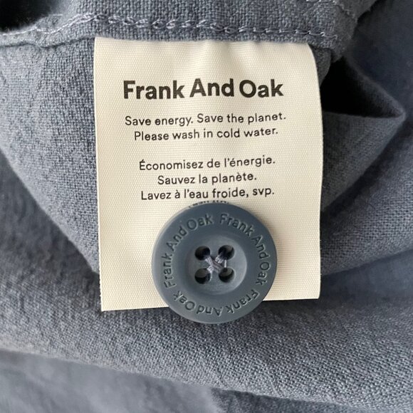 Frank & Oak Linen Button Dow Shirt - Picture 8 of 12